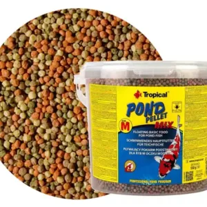 Łatwy zwrot Tropical Pond Pellet Mix size M wiaderko 5L/550g - Pokarm dla ryb